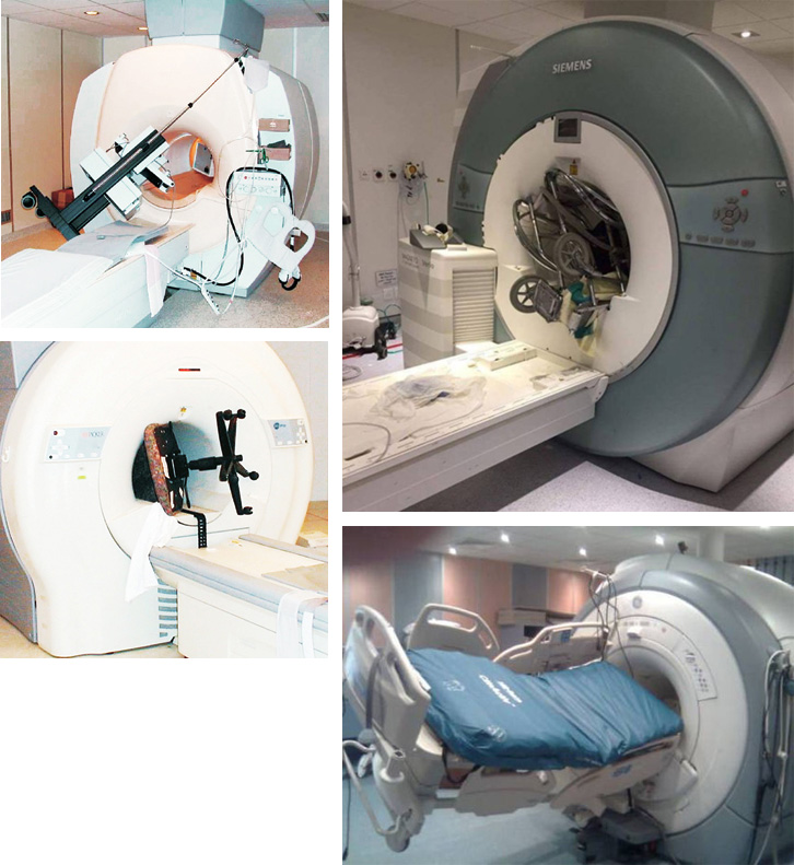 MRI Wheelchair Padlock and Plastic Chain, Non-Magnetic